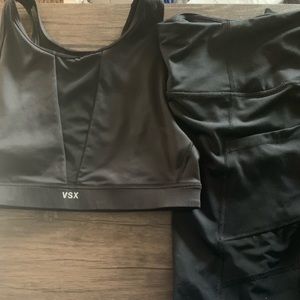 Victoria secret sports bra and leggings size small